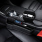 Car Seat Gap Organizer Storage Box for Console Side with Sleek Leather Finish