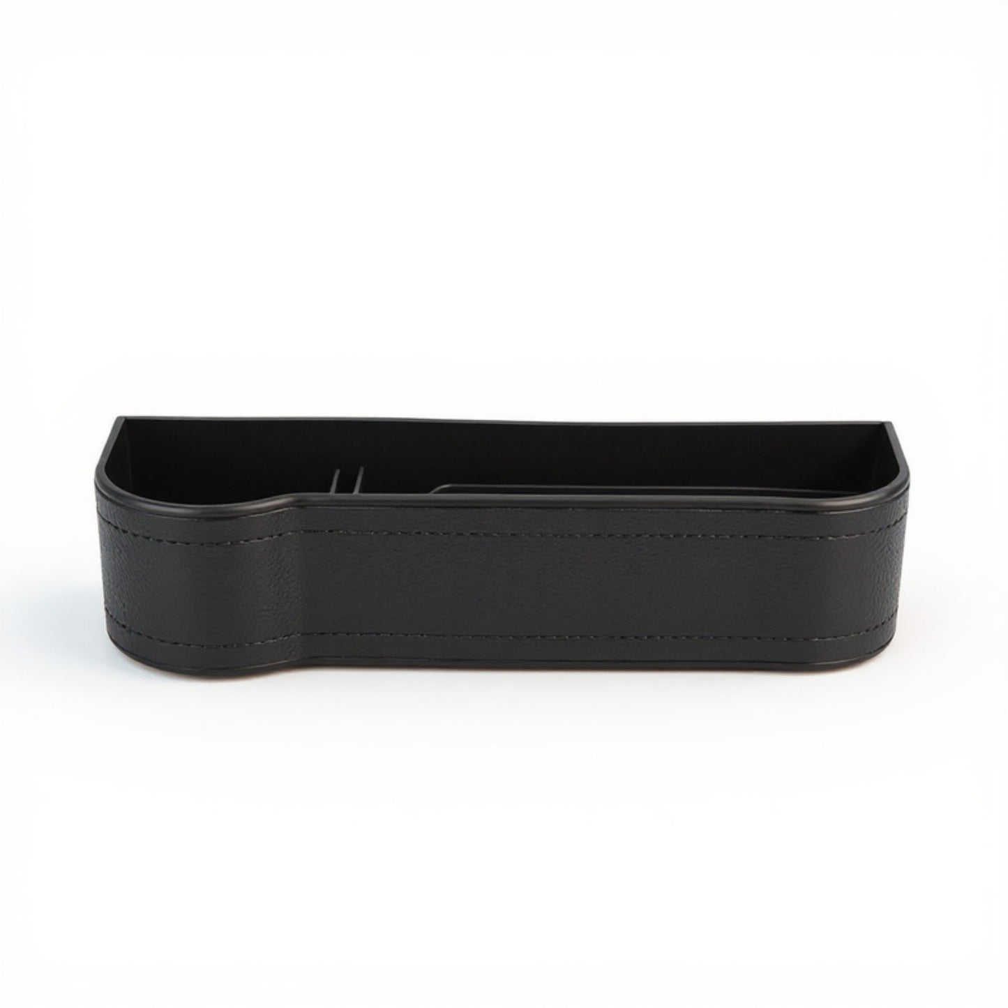 Car Seat Gap Organizer Storage Box for Console Side with Sleek Leather Finish