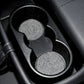 Rhinestone Car Cup Holder Coasters Anti-Slip Sparkling Crystal Set of 2