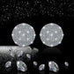 Rhinestone Car Cup Holder Coasters Anti-Slip Sparkling Crystal Set of 2