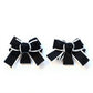 Decorative Ribbon Bow Car Headrest Hooks 2-Piece Set for Handbags and Accessories
