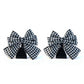 Decorative Ribbon Bow Car Headrest Hooks 2-Piece Set for Handbags and Accessories
