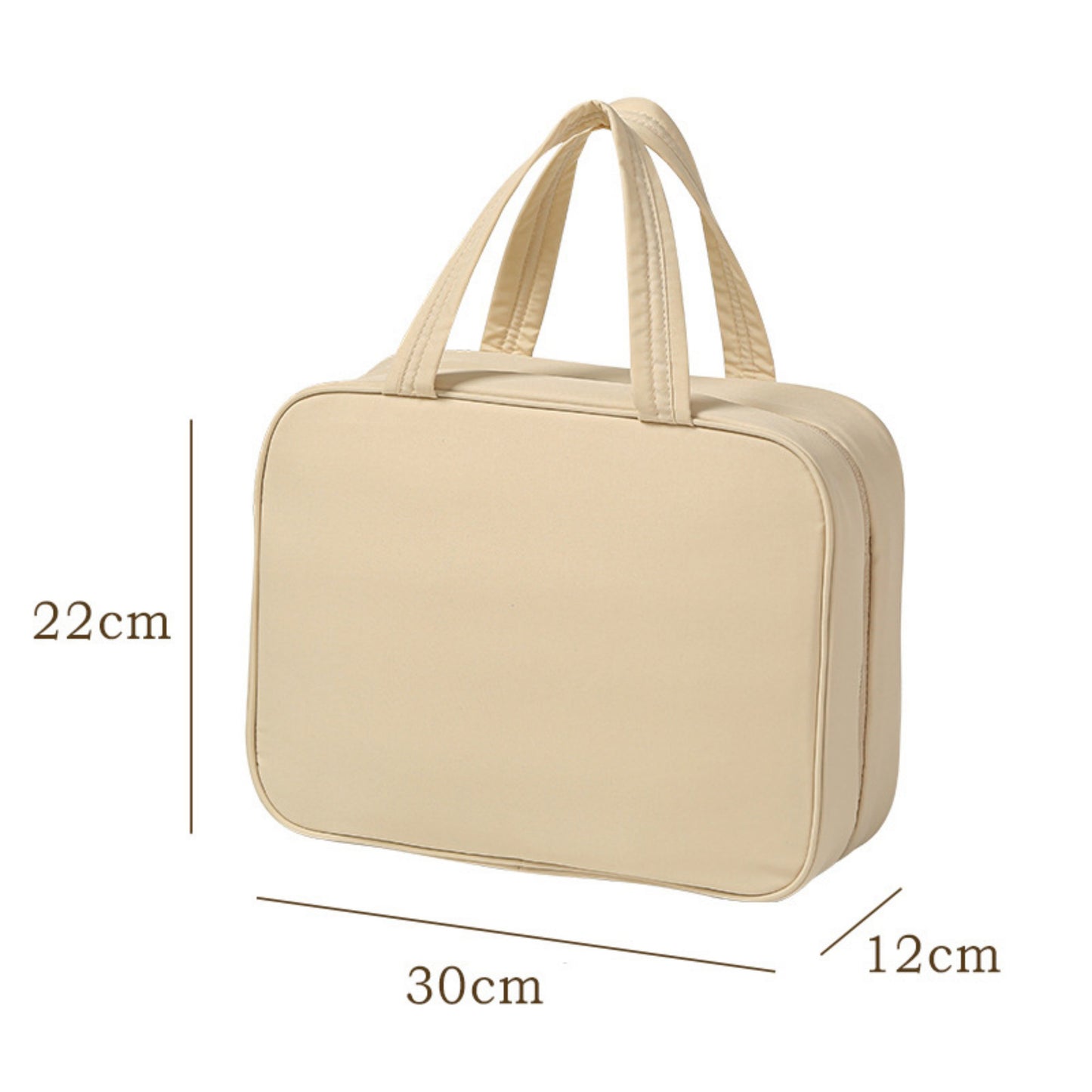 Hanging Toiletry Bag with Large Capacity and Transparent Mesh Compartments 12x8.5x4.5in