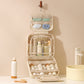 Hanging Toiletry Bag with Large Capacity and Transparent Mesh Compartments 12x8.5x4.5in