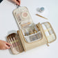 Hanging Travel Toiletry Bag with Multi-Compartment Design and Hook Organizer