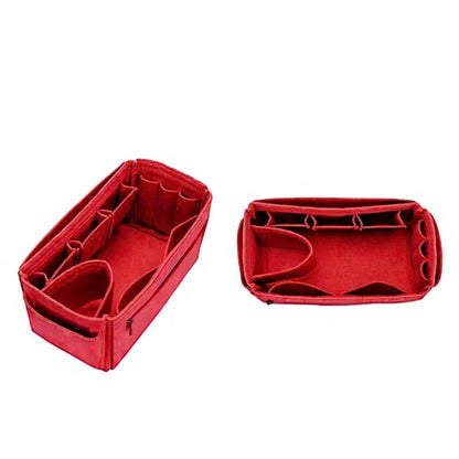 Felt Purse Organizer Insert with Multiple Pockets and Zipper Compartment