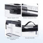 Clear Travel Toiletry Bag with 180¡ã Wide Opening and Waterproof PVC Design