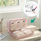 Electronic Accessories Organizer Travel Cable Storage Case with Mesh Pockets and Zipper Closure