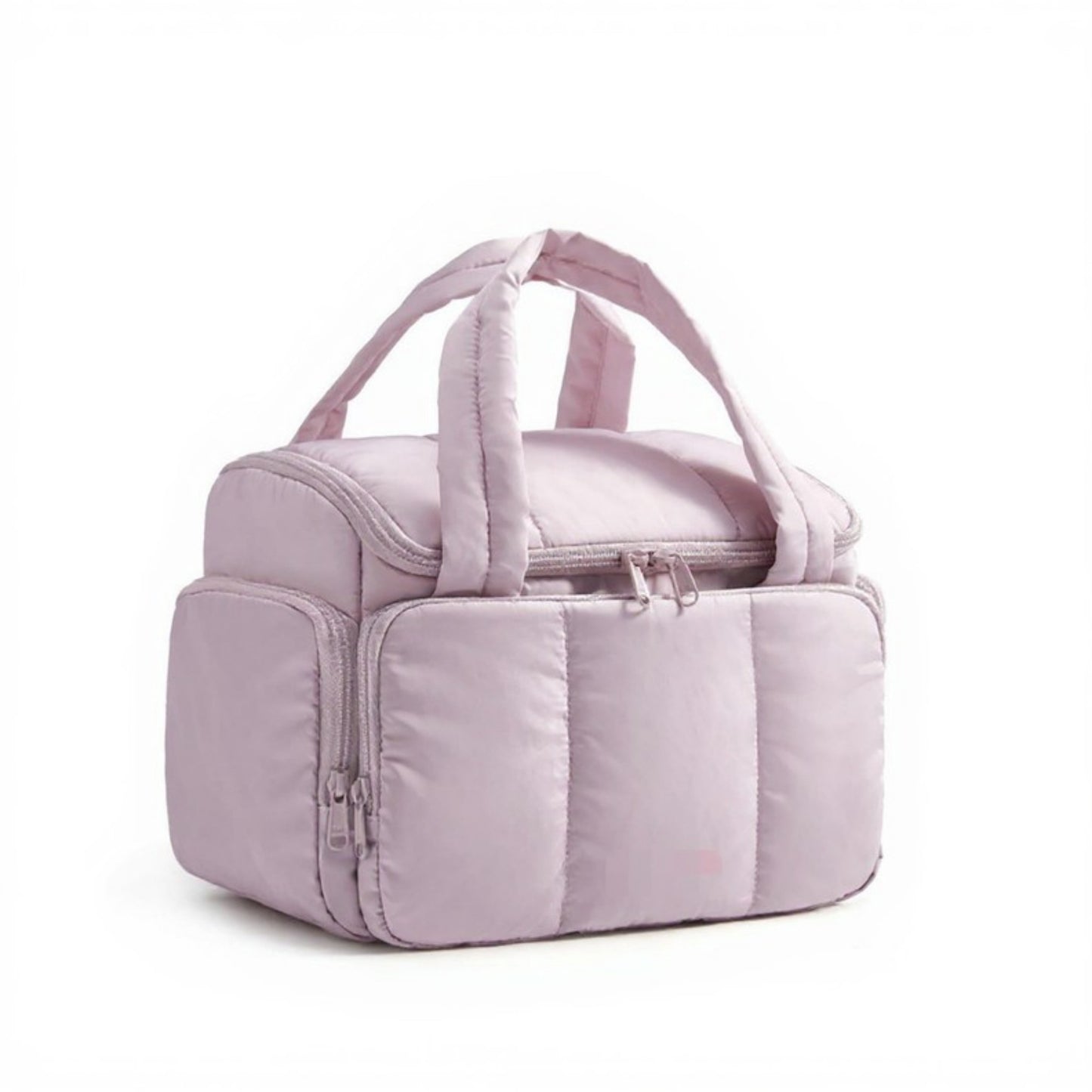 Multi-Pocket Travel Makeup and Toiletry Bag with Mesh Zipper Compartment and Waterproof Front Pocket