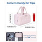 Large Capacity Toiletry and Makeup Bag with Wide-Mouth Opening and Multi-Compartment Organizer 12x8.5x5.5in