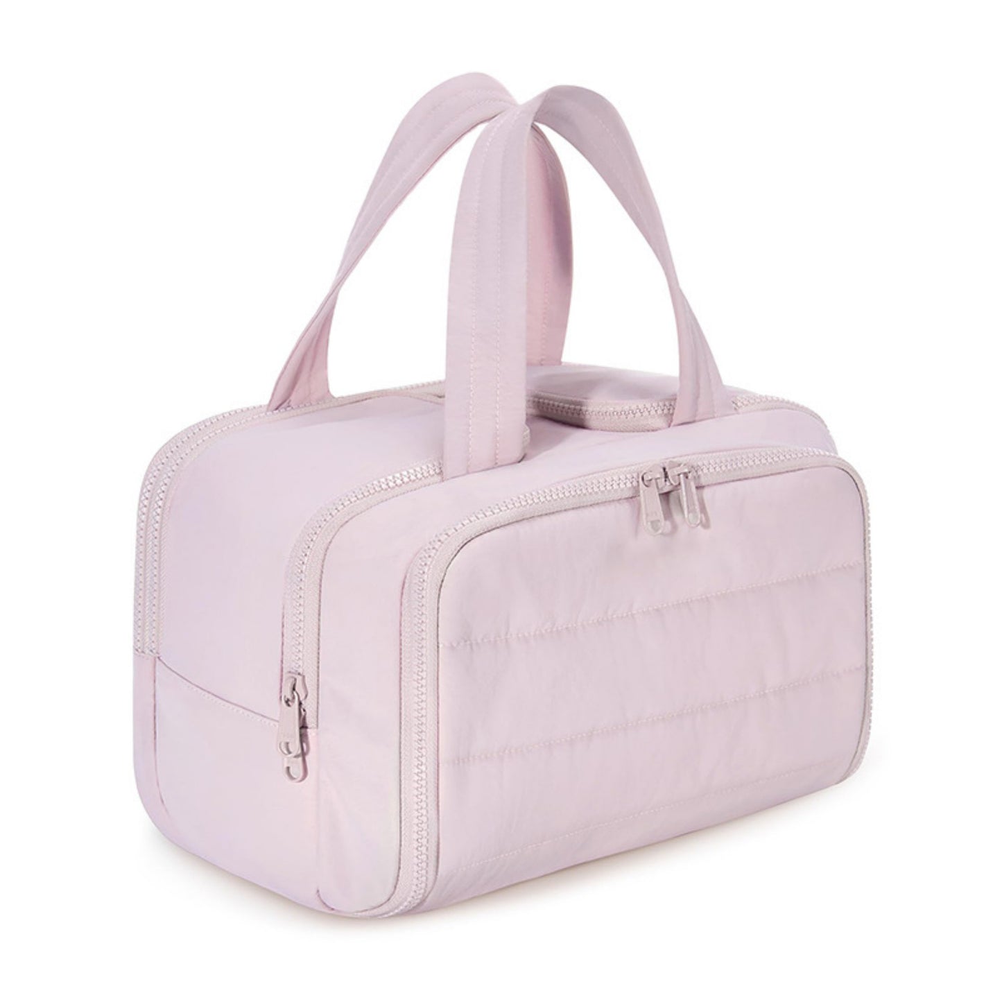 Large Capacity Toiletry and Makeup Bag with Wide-Mouth Opening and Multi-Compartment Organizer 12x8.5x5.5in