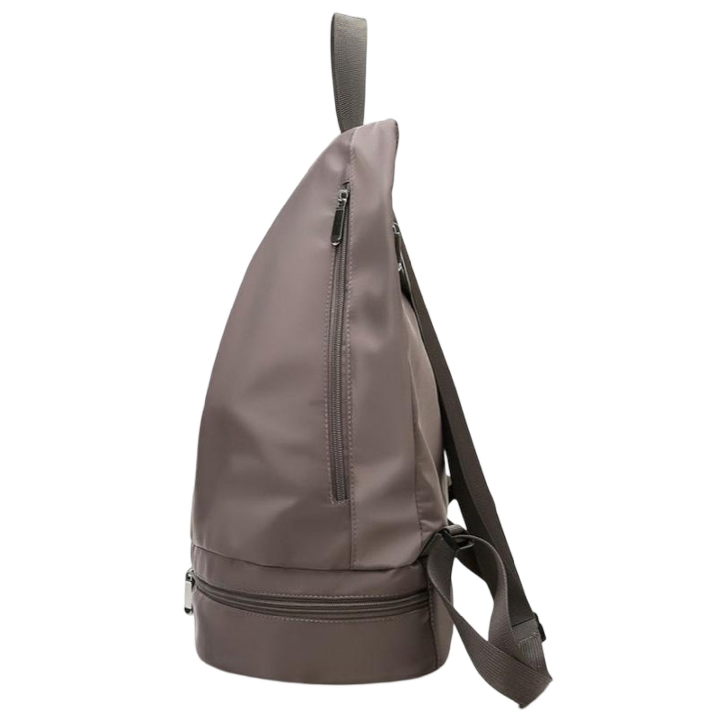 Lightweight Multi-Compartment Backpack with Front Zip Pockets and Bottom Storage Compartment for Daily Organization