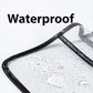 Clear Hanging Shower Organizer with Touch-Friendly Phone Pocket Water-Resistant Storage Shelf