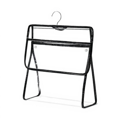 Clear Hanging Shower Organizer with Touch-Friendly Phone Pocket Water-Resistant Storage Shelf