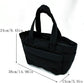 Quilted Puffer Tote Bag with Structured Padded Panels Luggage Strap Water-Resistant Build