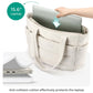 Quilted Puffer Tote Bag with Soft Padded Panels and Spacious Interior Storage for Everyday Essentials