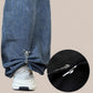 3-Piece Bow and Chain Decorative Clothing Clip Set with Sculpted Metal Ribbon Design for Stylish Detailing 1.5x1.4in