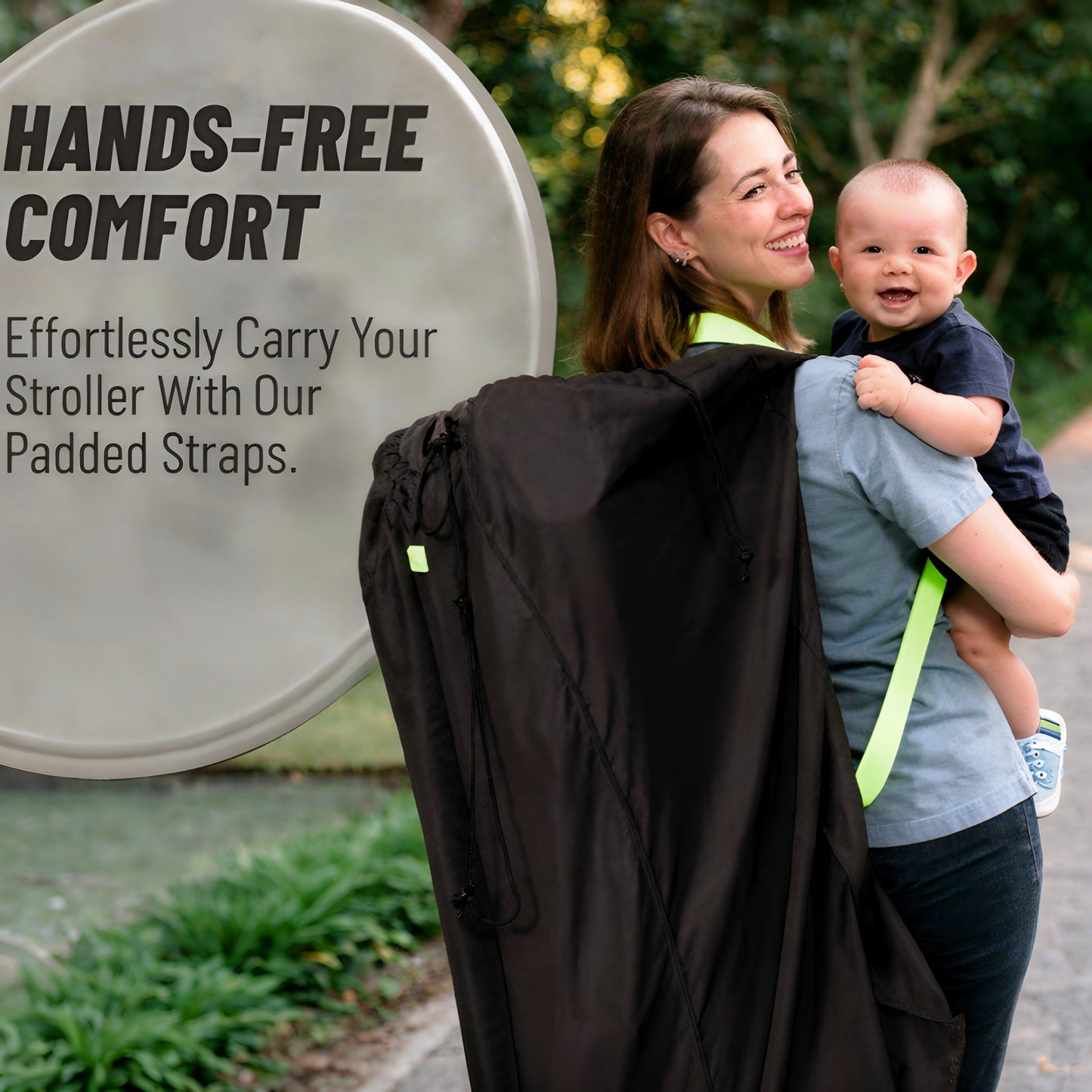 Lightweight Backpack Protective Cover with Elastic Secure Fit, High-Visibility Pull Tabs, and Foldable Storage Pouch 9.5x6.7x18.5in