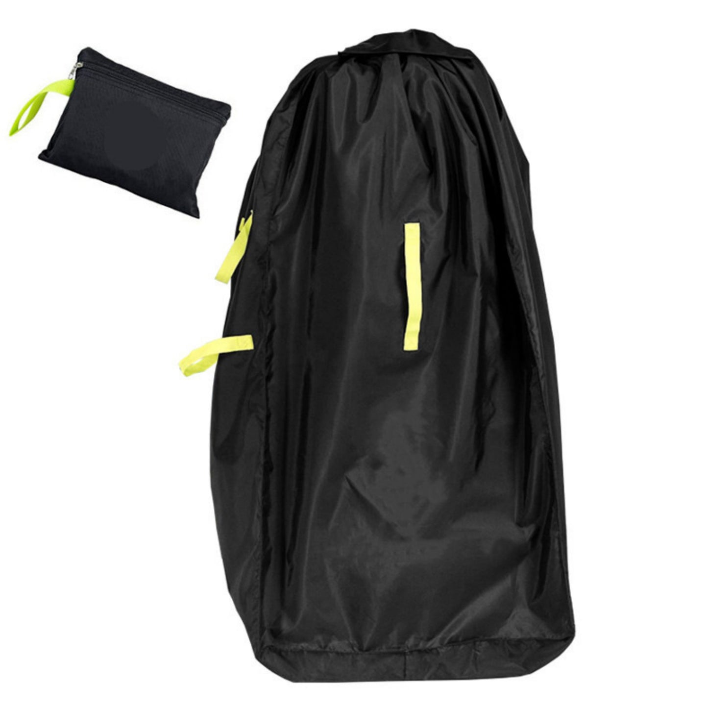 Lightweight Backpack Protective Cover with Elastic Secure Fit, High-Visibility Pull Tabs, and Foldable Storage Pouch 9.5x6.7x18.5in