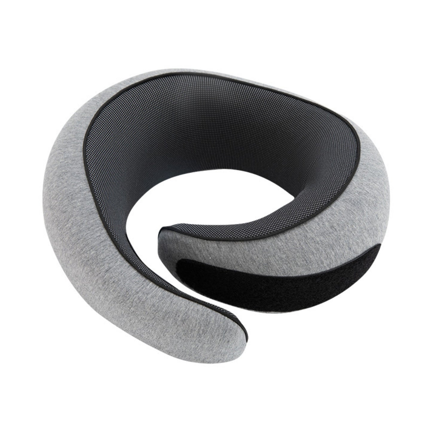 Ergonomic Travel Neck Pillow with Soft Cushioned Wrap Design and Supportive Contoured Structure for Comfortable Rest