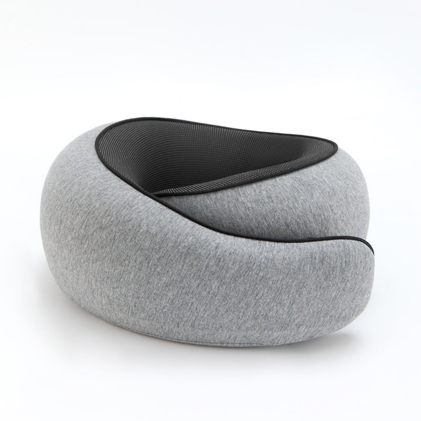 Ergonomic Travel Neck Pillow with Soft Cushioned Wrap Design and Supportive Contoured Structure for Comfortable Rest