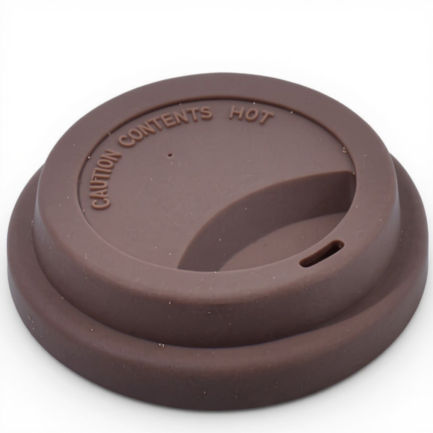 Reusable Silicone Coffee Cup Lid Spill Resistant Hot Drink Cover with Sip Opening 3.5x0.7in
