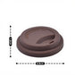 Reusable Silicone Coffee Cup Lid Spill Resistant Hot Drink Cover with Sip Opening 3.5x0.7in