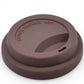 Reusable Silicone Coffee Cup Lid Spill Resistant Hot Drink Cover with Sip Opening 3.5x0.7in