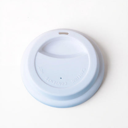 Reusable Silicone Coffee Cup Lid Spill Resistant Hot Drink Cover with Sip Opening 3.5x0.7in