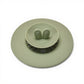Silicone Bunny Ear Cup Lid Dustproof Insulated Drink Cover with Pop Up Vent Seal 4.6x0.7in