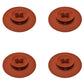4pcs per Set Silicone Bunny Ear Cup Lid Dustproof Insulated Drink Cover with Pop Up Vent Seal 4.6x0.7in