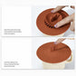 Silicone Bunny Ear Cup Lid Dustproof Insulated Drink Cover with Pop Up Vent Seal 4.6x0.7in