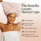 Satin Checkered Hair Bonnet with Soft Elastic Band for Comfortable Sleep and Frizz Control