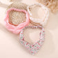3-Piece Twisted Fabric Headband Set with Elastic Back and Mixed Patterned Designs