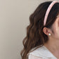 2-Piece Padded Headband Set with Smooth Fabric Finish and Mini Bow Embellishment Details