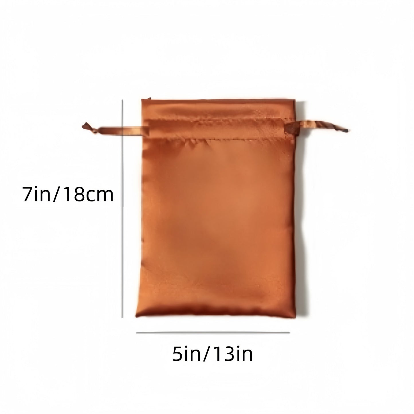 6-Piece Satin Drawstring Pouch Set with Soft Fabric Finish for Jewelry Beauty and Gift Storage