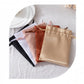 6-Piece Satin Drawstring Pouch Set with Soft Fabric Finish for Jewelry Beauty and Gift Storage