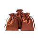 6-Piece Satin Drawstring Pouch Set with Soft Fabric Finish for Jewelry Beauty and Gift Storage