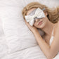 Satin Sleep Mask with Oversized Bow Detail and Elastic Comfort Fit