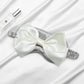 Satin Sleep Mask with Oversized Bow Detail and Elastic Comfort Fit