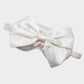 Satin Sleep Mask with Oversized Bow Detail and Elastic Comfort Fit