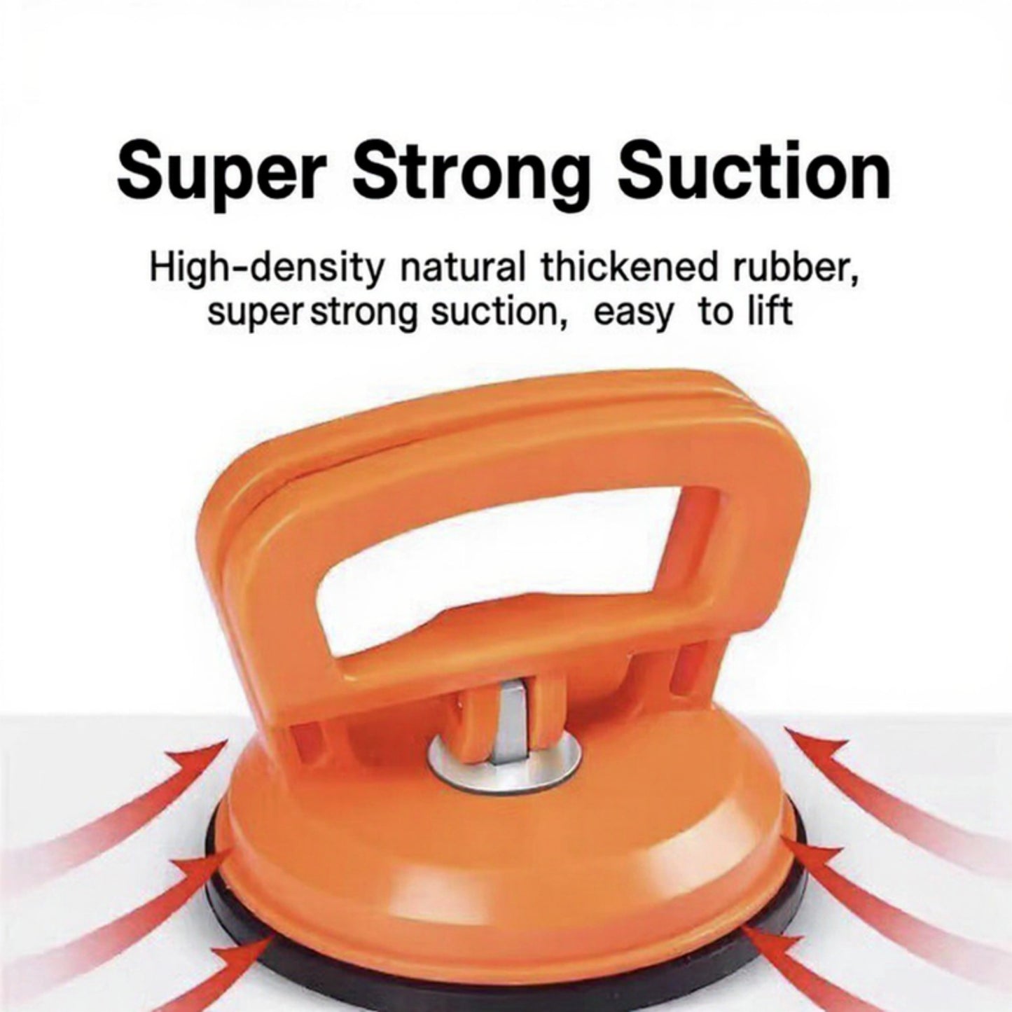 Car Dent Repair Suction Cup Tool with Heavy Duty Handle for Auto Body Panel Pulling 2-Piece Set 4x4.5in