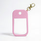 Silicone Hand Sanitizer Holder Sleeve with Keychain Clip for Travel and Everyday Use 2-Piece Set