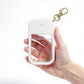 Silicone Hand Sanitizer Holder Sleeve with Keychain Clip for Travel and Everyday Use 2-Piece Set