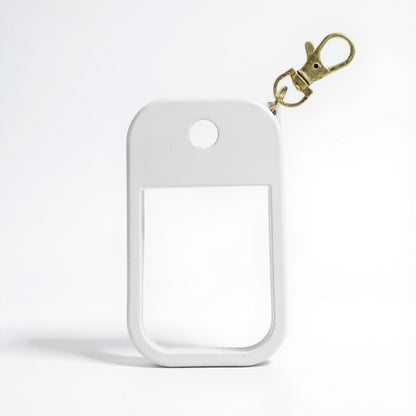 Silicone Hand Sanitizer Holder Sleeve with Keychain Clip for Travel and Everyday Use 2-Piece Set