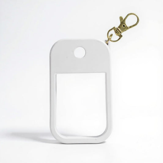 Silicone Hand Sanitizer Holder Sleeve with Keychain Clip for Travel and Everyday Use 2-Piece Set