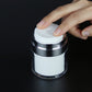 Refillable Cosmetic Cream Pump Jars with Push Down Dispenser Lid 2-Piece Set