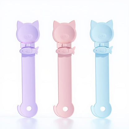 Cat Treat Tube Squeezer with Sliding Extruder Design for Wet Food and Puree Snacks 3-Piece Set