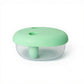 Food Grade Snack Storage Box with Hands-Free Lid and Dust-Proof Design 4.7x4x2.3in