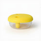 Food Grade Snack Storage Box with Hands-Free Lid and Dust-Proof Design 4.7x4x2.3in